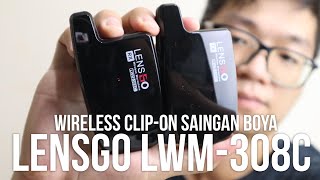 MIC WIRELESS 1JTAN LENSGO LWM308C MIC WIRELESS COCOK UNTUK YOUTUBER INDOOR MAUPUN OUTDOOR [upl. by Ahsiekim]