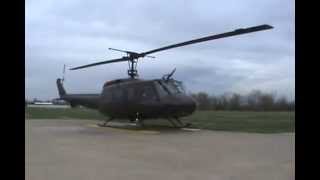 Bell UH1 Huey Helicopter Startup [upl. by Nilecoj140]