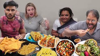 Cooking American Dinner for my Indian Family SWADISHT 🤤 [upl. by Sivad]