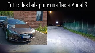 Tuto Une Tesla Model S 2013 avec des leds [upl. by Iraam]