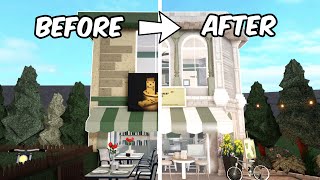 RENOVATING MY SUBSCRIBERS CAFE IN BLOXBURG [upl. by Rania]