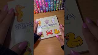 Relaxing ASMR colour tutorial asmr asmrrelax asmrrelaxation asmrcoloring colouringbook [upl. by Okorih]