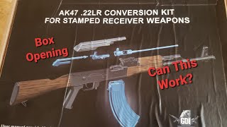 22LR Kit For The AK47 Grizzly Defense Conversion Kit Box Opening and Initial Review [upl. by Trimmer]