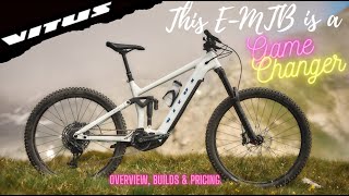 Vitus EMythique LT eMTB  Overview of Specs Details Builds amp Pricing [upl. by Odraleba513]