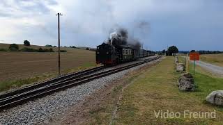 Rasender Roland Durchfahrt Bahnhof Seelvitz [upl. by Gamber611]