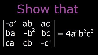 Simplify Determinant using properties [upl. by Creight749]