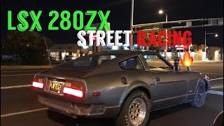 LS swapped 280zx street racing [upl. by Harrod515]