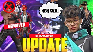 AFTER OB43 UPDATE  CHARACTER SKILL CHANGED OR REMOVED  INTRODUCE NEW CHARACTER  ORION❌ SONIA❌ [upl. by Saraiya150]