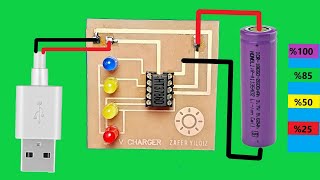 New Idea  Charge Your 37V Batteries Using a Single Chip  Liion Battery Charger  HT3786D 18650 [upl. by Nogras]