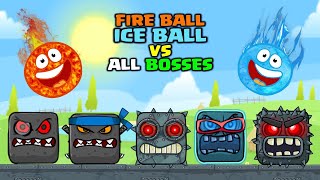 Fire and Ice Ball vs Duo All Bosses  Fusion Battle  Boss Fight  Gameplay Volume 12345 [upl. by Anrim]