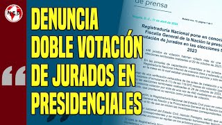 🔴 GRAVE DENUNCIA HACE LA REGISTRADURÍA A LA FISCALÍA SOBRE JURADOS DE VOTACIÓN [upl. by Eeclehc]