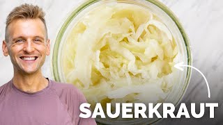 How to Make Homemade Sauerkraut  Only 2 ingredients needed [upl. by Piper]