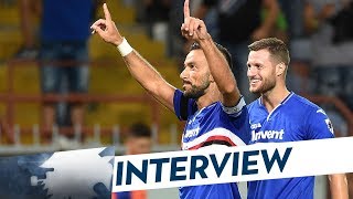 SampdoriaNapoli Quagliarella «Gol da sogno vittoria stupenda» [upl. by Fennelly]