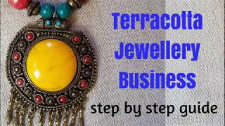 How to Start Terracotta Jewellery Business  Terracotta jewellery making business [upl. by Newg]