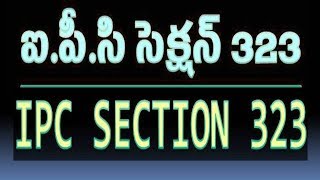 IPC Section 323 in Telugu [upl. by Ramedlab136]