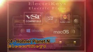 Virtual Hohner Pianet N Preset from ElectriKeys VST VST3 Audio Unit EXS24 KONTAKT  Clavinet D6 [upl. by Ecylla]