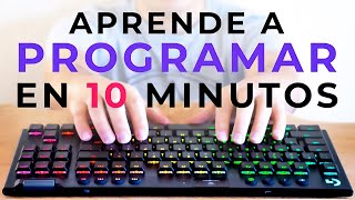 Lógica de Programación 👩‍💻 Aprende a programar en 10 minutos [upl. by Ateuqram]