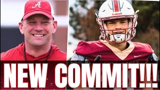 Alabama Crimson Tide Recruiting News  Luke Metz commits  Kalen DeBoer is building top tier class [upl. by Napoleon715]