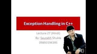 Lecture 27 Exception Handling in C Hindi [upl. by Nader]