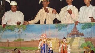 Mandalay Marionettes Theatre Myanmar Burma [upl. by Koeninger]