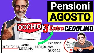 📑 CEDOLINO PENSIONI AGOSTO ➡ NOVITà IMPORTI TABELLA NETTI 📈 AUMENTI 0€ IRPEF 730 CONGUAGLI BONUS [upl. by Kieffer155]