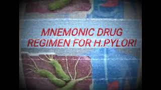 MNEMONIC DRUG REGIMEN HPYLORI INFECTION medicinelectures indianmedicallecture [upl. by Marva]