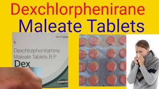 Dexchlorpheniramine Maleate Tablets Uses and side effects in Hindi [upl. by Bear984]