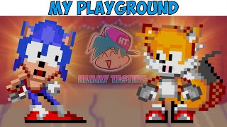 Vs Dorkly Sonic Tails  FNF Character Test  Gameplay VS My Playground Part 1 [upl. by Ayram]