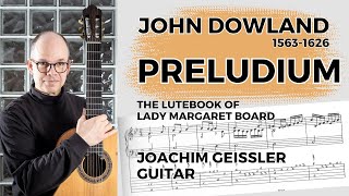 John Dowland  Preludium trinity grade 5  transcribed for guitar by Joachim Geissler [upl. by Martella]