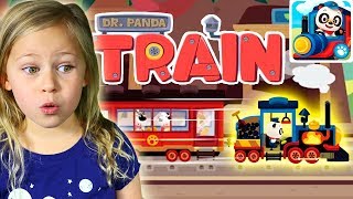 DR PANDA TRAIN a Train Driving and Learning Game for Kids [upl. by Nimaynib898]