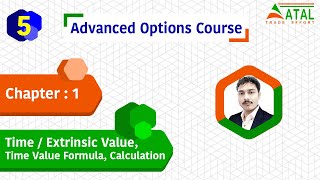 Chapter 1  Basics of Derivatives  Time Value  Extrinsic Value  Formula  Atal Trade Effort [upl. by Adler]