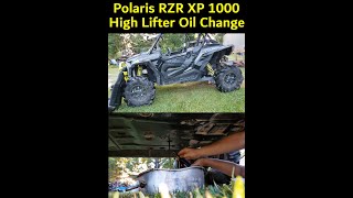 FAST  2020 Polaris RZR XP 1000 Oil Change amp Oil Filter Replacement [upl. by Isnam19]