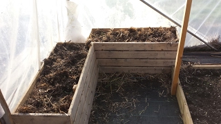 Straw Bale Gardening Re using Last Seasons Straw Bales [upl. by Ahsiemac]