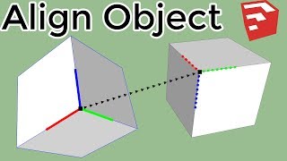 Align Object Plugin Sketchup Quick Tip [upl. by Zoltai106]