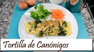 Tortilla de Canónigos Las Recetas del Hortelano [upl. by Lirpa]