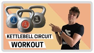 10 min KETTLEBELL WORKOUT CIRCUIT voor thuis [upl. by Tod]