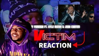 Iffy Foreign  Victim ft Kyle Richh Jenn Carter Reaction [upl. by Ahsikal400]