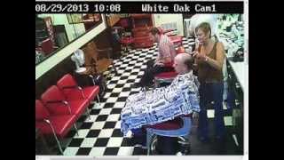 Barbershop White Oak Live  peeledlathered amp shaved 29082013  By Tonykareca [upl. by Idnir]