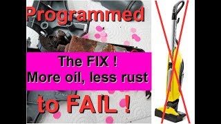 How to protect KÄRCHER FC 5 wet vacuum cleaner from programmed failure More oil less rust [upl. by Nannette]