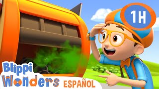 Camiones Monstruo para Niños con Blippi Español  Canción de los Camiones Montruo [upl. by Evadnee]