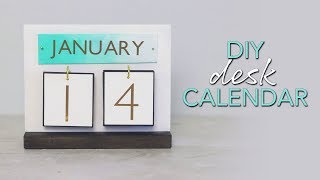 DIY Desk Calendar [upl. by Neros]