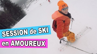 VLOG  Session de SKI entre parents  On découvre les pistes de la station  VACANCES en FAMILLE [upl. by Dayir768]