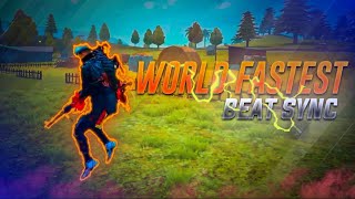 Worlds Fastest Free fire Beat Sync Montage Bhaag Johnny Daddy Mummy Free Fire Beat Sync Montage [upl. by Myrwyn]