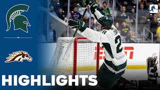 Michigan State vs Western Michigan  What a Game  NCAA College Hockey  Highlights  March 29 2024 [upl. by Jaddo427]