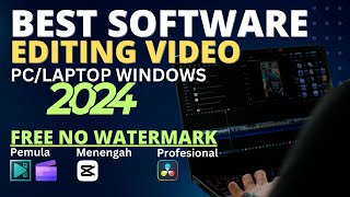 Software Edit Video Terbaik Gratis PCLAPTOP NO WATERMARK 2024  Video Editing Software For PC Free [upl. by Niamor]