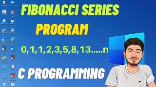 Fibonacci series program in c  c programming [upl. by Sharron519]