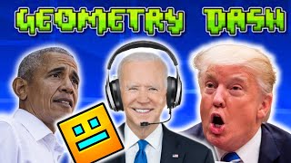 The Presidents Play Geometry Dash 1 [upl. by Ahcarb]