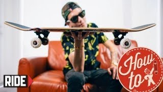 HowTo Skateboarding Build  Assemble a Skateboard with Spencer Nuzzi [upl. by Raphaela]