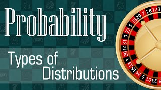 Probability Types of Distributions [upl. by Kcire]