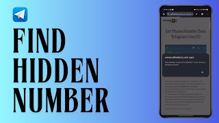 How to Find Hidden Phone Number of Telegram Users [upl. by Fiorenza900]